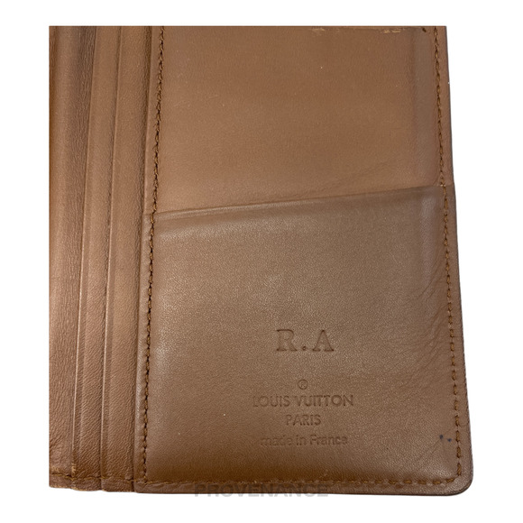 🔴 Louis Vuitton Brazza Wallet - Ombre Leather - Picture 9 of 10